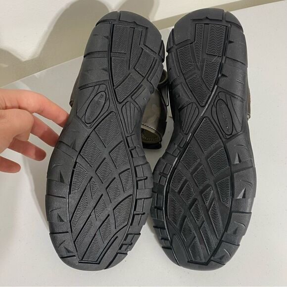 Falls Creek River Camo Sport Hiking Sandals Size 10 Brown Green NWT - Picture 7 of 9